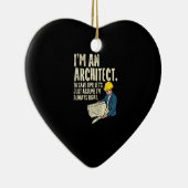 Architect - Ik ben architect Keramisch Ornament (Rechts)