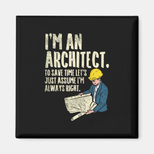 Architect - Ik ben architect Magneet