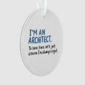 Architect - Ik ben architect Ornament (voorkant)