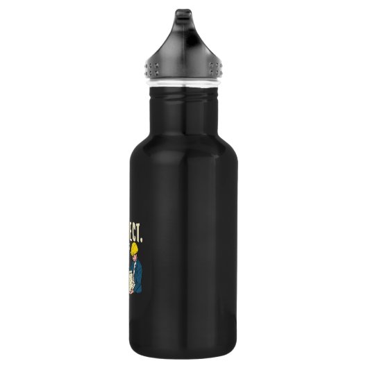 Architect - Ik ben architect Waterfles (Rechts)