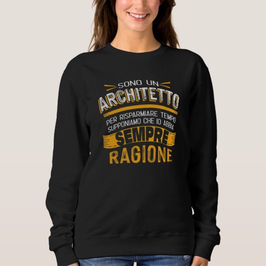 Architect ik heb gelijk trui (Voorkant)
