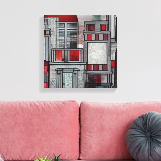 Architect Impressions Canvas Afdruk (Insitu (Woonkamer))