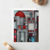 Architect Impressions Notitiekaartje (Voorkant / Achterkant in situ)