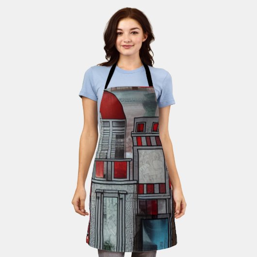 Architect Impressions Schort (Gedragen)