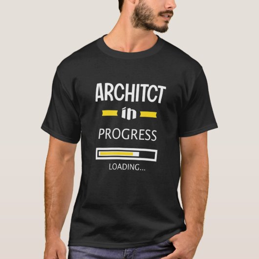 Architect in aanloop Man beroep vrouwen & vrouwen T-shirt (Voorkant)