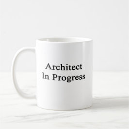 Architect in uitvoering koffiemok