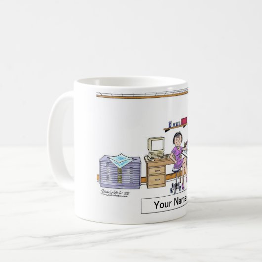 Architect - Ingenieur, Vrouw Koffiemok (Voorkant links)