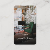 Architect Interieurontwerper Consultant Modern Bla Visitekaartje (Voorkant)