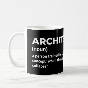 Architect Job Definition Coffee Cup Koffiemok