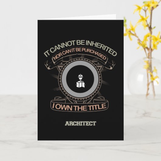 Architect Kaart (Gele Bloem)