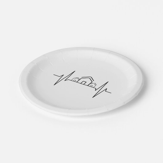 Architect - Kunstversleten huizen voor architect Papieren Bordje (Gekanteld)