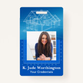 Architect Lanyard Badge - Bekijk terug (Voorkant)