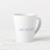 ARCHITECT Latte Mok / Marineblauw (Rechterhoek)