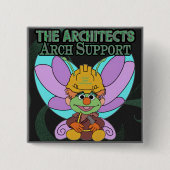 Architect Magneet 2024 Vierkante Button 5,1 Cm (Voorkant)