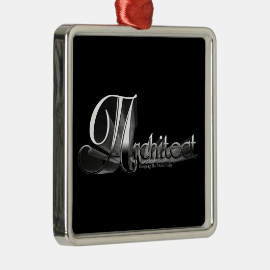 Architect Metalen Ornament (Rechts)