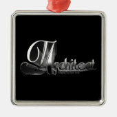 Architect Metalen Ornament (Voorkant)