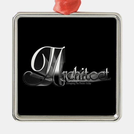 Architect Metalen Ornament (Voorkant)