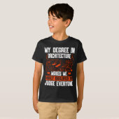 Architect Mijn graad In Architectuur Architecten B T-shirt (Voorkant volledig)