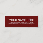 ARCHITECT (modusvierkanten) Mini Visitekaartje (Achterkant)