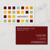 ARCHITECT (moskeesvierkantjes) Visitekaartje (Voorkant / Achterkant)