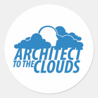 Architect naar de Wolken - Sticker
