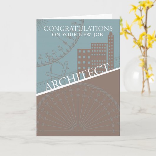 Architect - Nieuwe baan - Architectentools, Kaart (Gele Bloem)