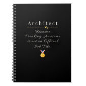Architect Notitieboek (Voorkant)