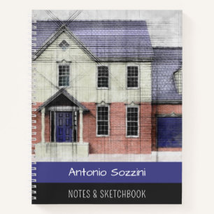 Architect Notities en Schetsboek Aangepaste Notiti Notitieboek