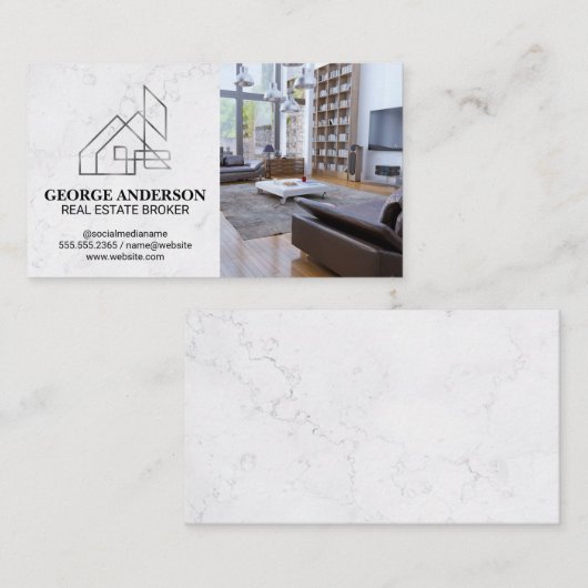 Architect Onroerend Goed Logo  Visitekaartje (Voorkant / Achterkant)