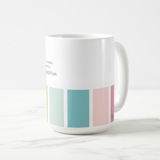 Architect. Overmatig gebruik van juxtapositie Koffiemok (Voorkant rechts)