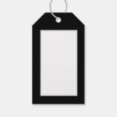 ARCHITECT Persoonlijke cadeaus Classic Black White Cadeaulabel (Achterkant)