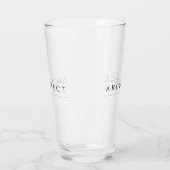 ARCHITECT Pint Drinkglas / Zwart Glas (Links)