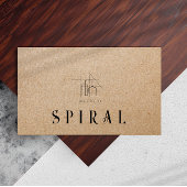 Architect Professional Voeg uw Logo Kraft-papier t Visitekaartje