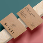 Architect Professional Voeg uw Logo Kraft-papier t Visitekaartje