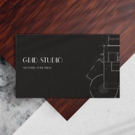 Architect Professionele Branding QR Code Zwart Visitekaartje