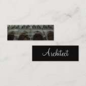 Architect-profielkaart -  mini visitekaartje (Voorkant / Achterkant)