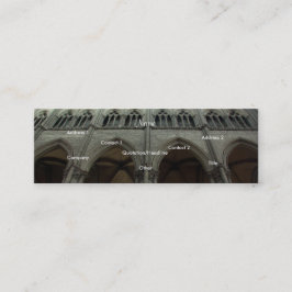 Architect-profielkaart -  mini visitekaartje