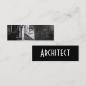Architect-profielkaart Mini Visitekaartje (Voorkant / Achterkant)