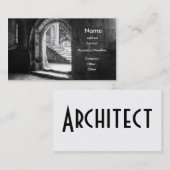 Architect-profielkaart Visitekaartje (Voorkant / Achterkant)
