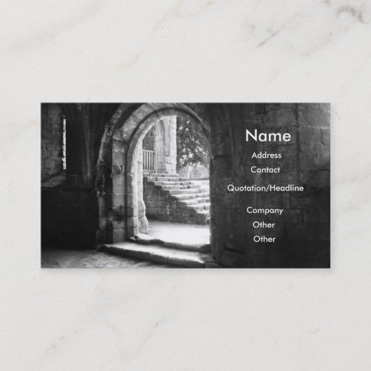 Architect-profielkaart Visitekaartje (Voorkant)