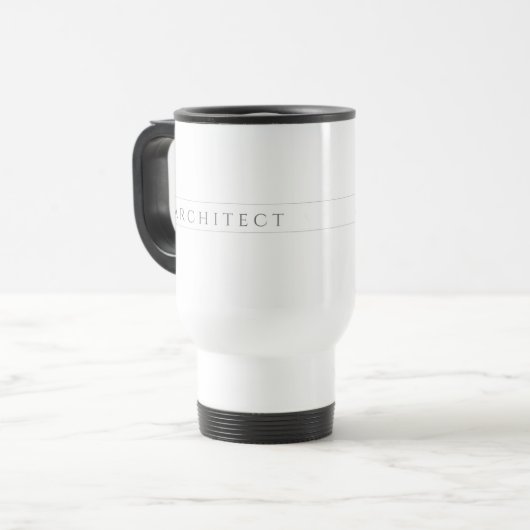 ARCHITECT Reisbeker / Grijs (Voorkant links)
