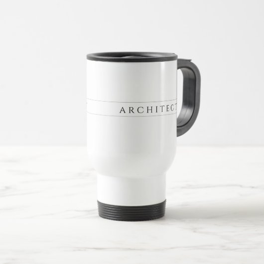 ARCHITECT Reisbeker / Zwart (Voorkant rechts)