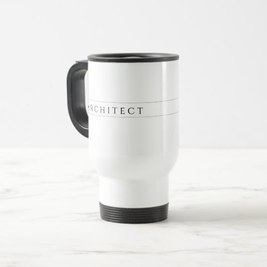 ARCHITECT Reisbeker / Zwart (Voorkant links)