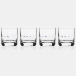 ARCHITECT Rocks Glas Drinkware Set / Marine