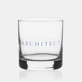 ARCHITECT Rocks Glas / Navy Blue