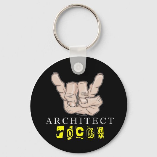 architect rocks sleutelhanger (Voorkant)