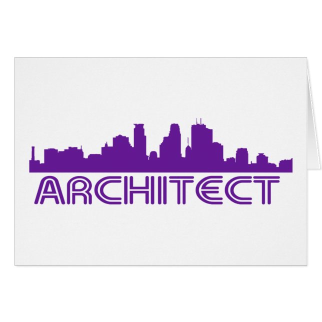 Architect Skyline design! (Voorkant Horizontaal)