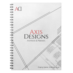 Architect Spiral Notitieboek   Blauwdrukontwerp