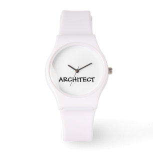 ARCHITECT Sportief wit siliconen horloge