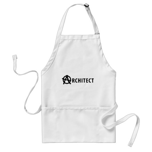 architect standaard schort (Voorkant)